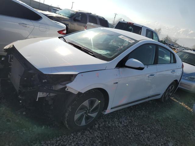 KMHC75LC3KU110415 - 2019 HYUNDAI IONIQ SEL WHITE photo 1