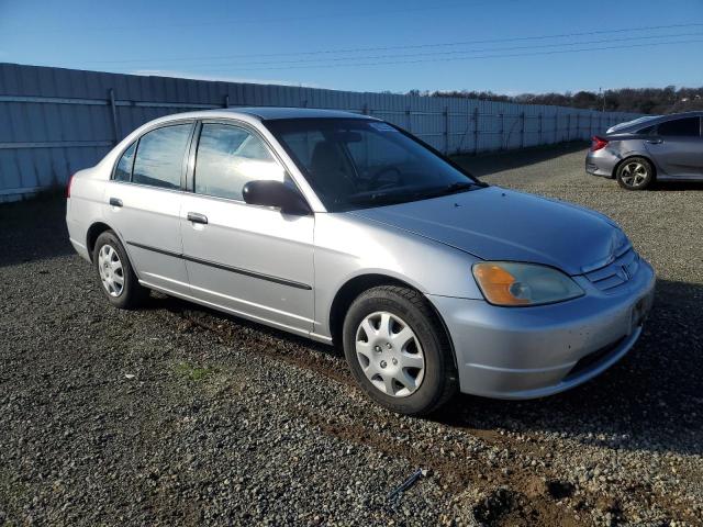 1HGES15172L004587 - 2002 HONDA CIVIC DX SILVER photo 4