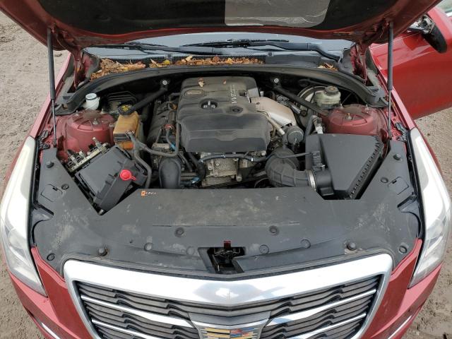 1G6AG5RX5F0124659 - 2015 CADILLAC ATS RED photo 11