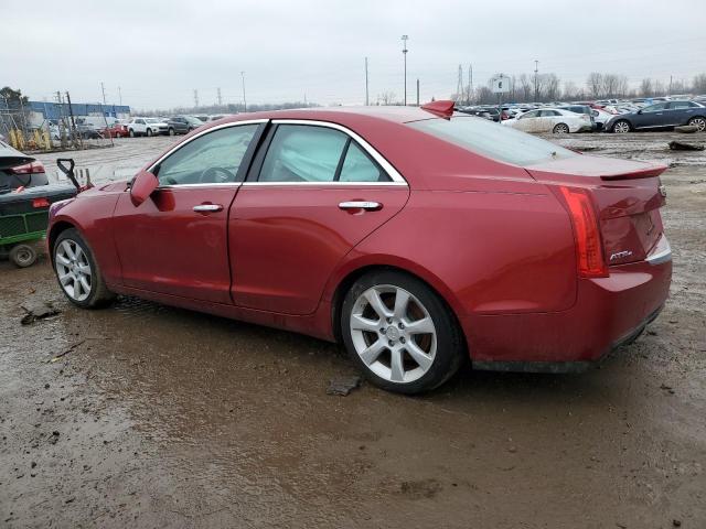 1G6AG5RX5F0124659 - 2015 CADILLAC ATS RED photo 2