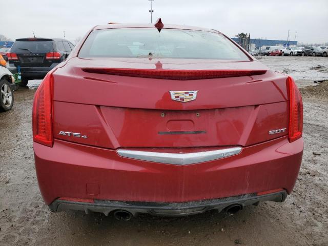 1G6AG5RX5F0124659 - 2015 CADILLAC ATS RED photo 6