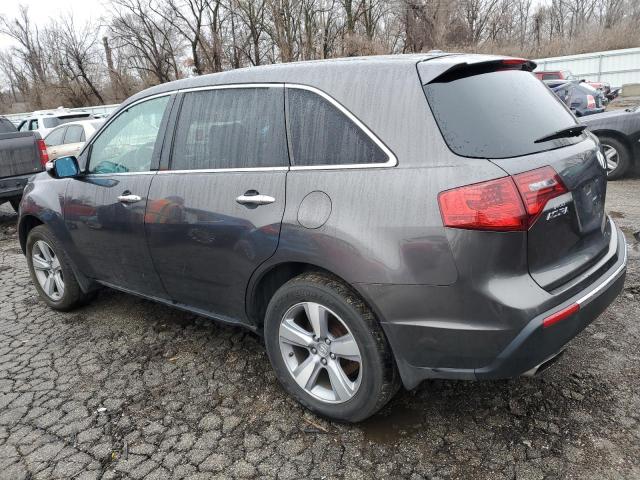 2HNYD2H29BH547737 - 2011 ACURA MDX GRAY photo 2