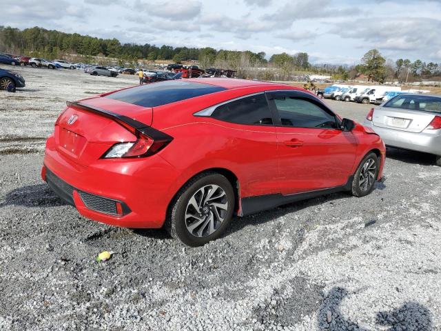 2HGFC4B56GH306337 - 2016 HONDA CIVIC LX RED photo 3