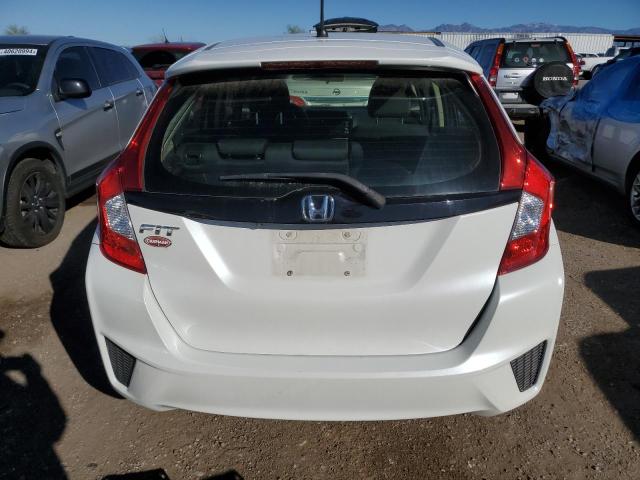 JHMGK5H53HS015970 - 2017 HONDA FIT LX WHITE photo 6