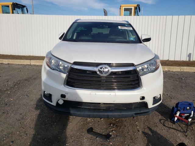 5TDJKRFH1FS120010 - 2015 TOYOTA HIGHLANDER XLE შავი ფოტო 5