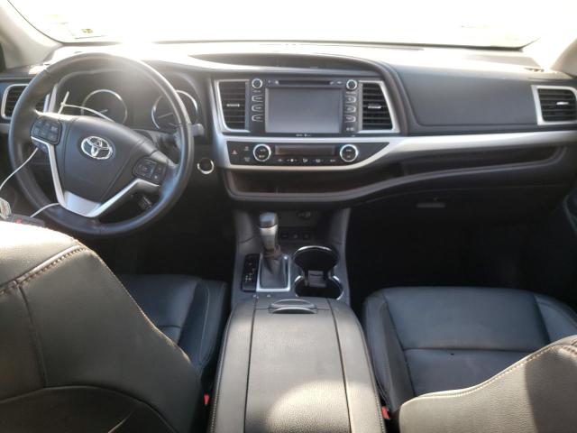 5TDJKRFH1FS120010 - 2015 TOYOTA HIGHLANDER XLE შავი ფოტო 8