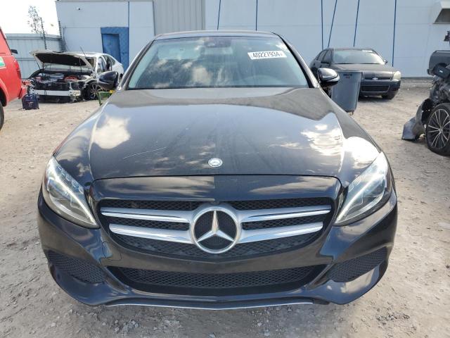 55SWF4KBXHU193915 - 2017 MERCEDES-BENZ C 300 4MATIC BLACK photo 5