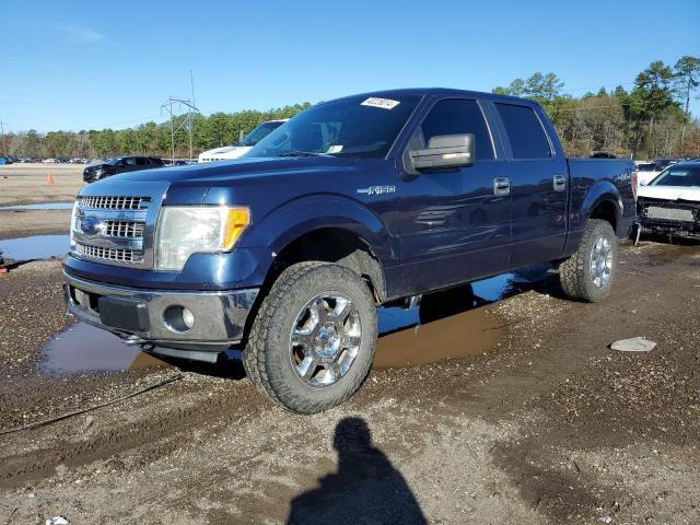 1FTFW1EF2DFD63365 - 2013 FORD F150 SUPERCREW BLUE photo 2