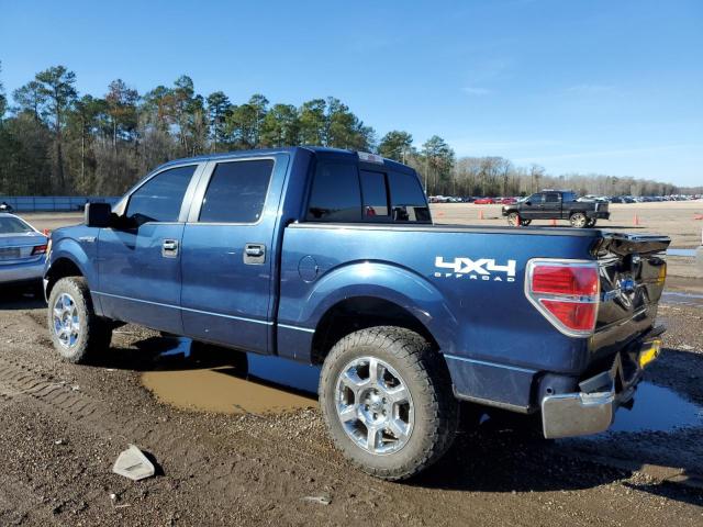 1FTFW1EF2DFD63365 - 2013 FORD F150 SUPERCREW BLUE photo 3