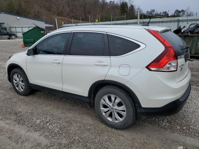 5J6RM4H75EL002783 - 2014 HONDA CR-V EXL WHITE photo 2