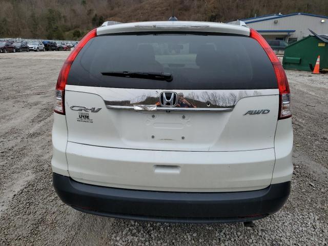 5J6RM4H75EL002783 - 2014 HONDA CR-V EXL WHITE photo 6