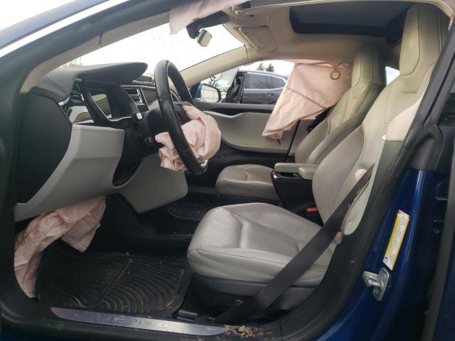 5YJSA1E27GF124638 - 2016 TESLA MODEL S Mavi foto 7