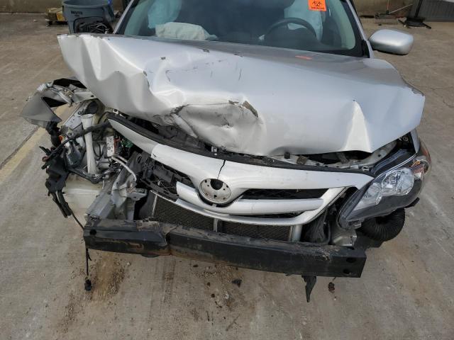 5YFBU4EE3CP021380 - 2012 TOYOTA COROLLA BASE GRAY photo 11