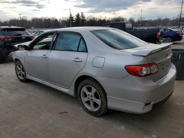 5YFBU4EE3CP021380 - 2012 TOYOTA COROLLA BASE GRAY photo 2