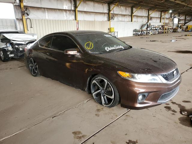 1HGCT2B86EA005502 - 2014 HONDA ACCORD EXL BROWN photo 4