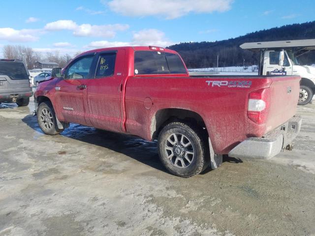 5TFUY5F11HX622097 - 2017 TOYOTA TUNDRA DOUBLE CAB SR/SR5 RED photo 2