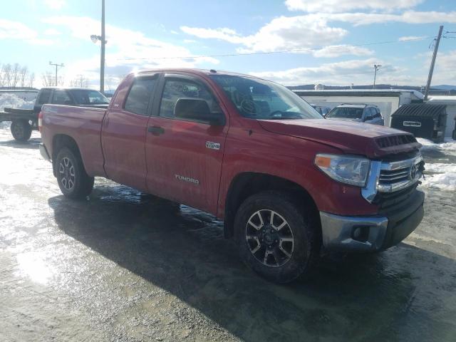 5TFUY5F11HX622097 - 2017 TOYOTA TUNDRA DOUBLE CAB SR/SR5 RED photo 4