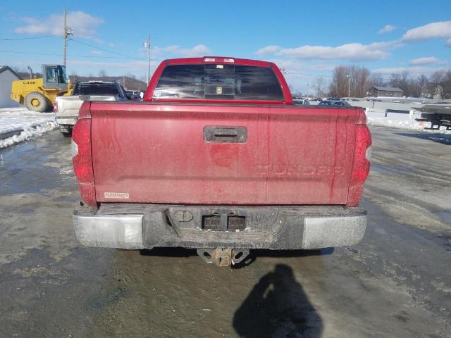 5TFUY5F11HX622097 - 2017 TOYOTA TUNDRA DOUBLE CAB SR/SR5 RED photo 6