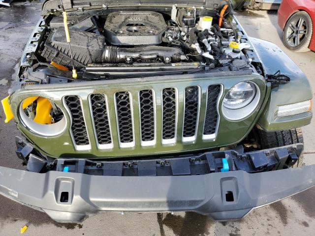 1C4JJXP67NW275230 - 2022 JEEP WRANGLER U SAHARA 4XE GREEN photo 12
