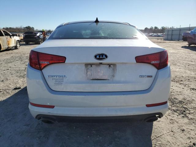 5XXGN4A71CG066661 - 2012 KIA OPTIMA EX WHITE photo 6