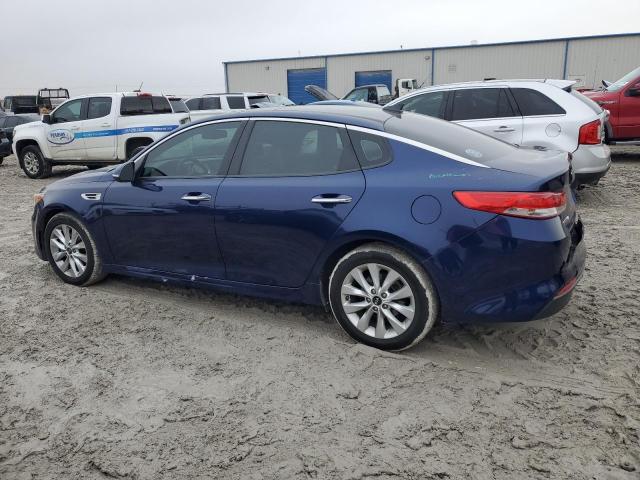 5XXGU4L32GG014488 - 2016 KIA OPTIMA EX BLUE photo 2