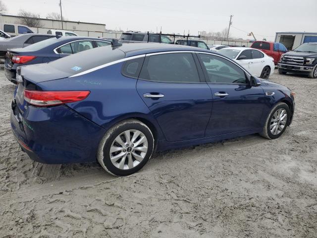 5XXGU4L32GG014488 - 2016 KIA OPTIMA EX BLUE photo 3