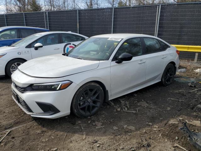 2HGFE2F50NH583748 - 2022 HONDA CIVIC SPORT 白色 照片 1