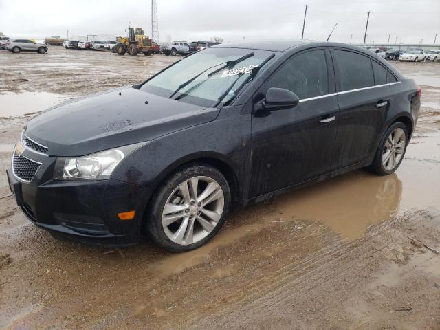 1G1PH5S90B7130511 - 2011 CHEVROLET CRUZE LTZ BLACK photo 1