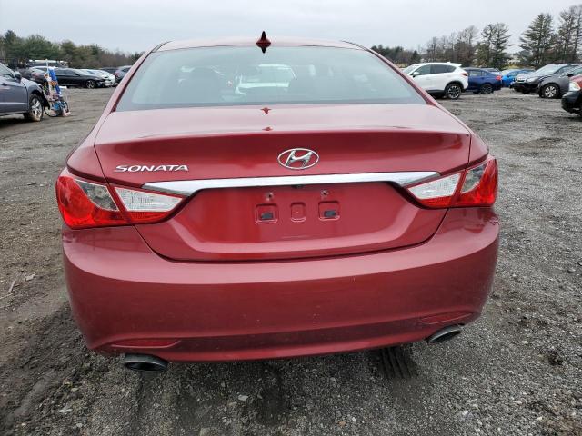 5NPEC4AC5CH390744 - 2012 HYUNDAI SONATA SE MAROON photo 6