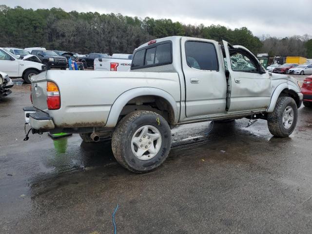 5TEHN72N44Z428116 - 2004 TOYOTA TACOMA DOUBLE CAB GRAY photo 3