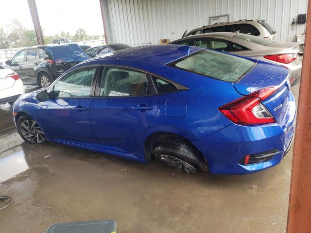 19XFC2F77HE070602 - 2017 HONDA CIVIC EX BLUE photo 2