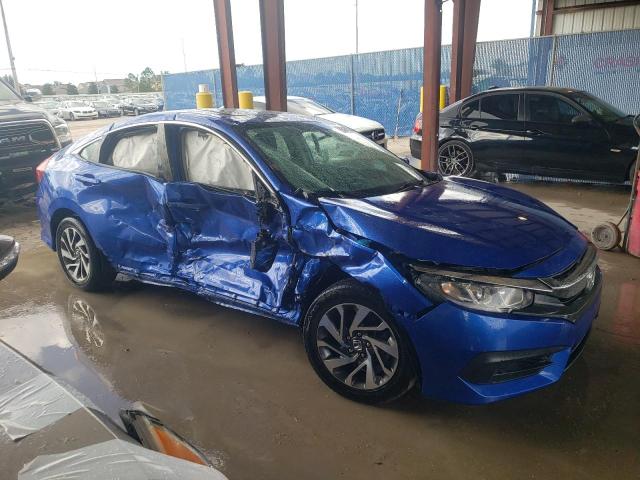 19XFC2F77HE070602 - 2017 HONDA CIVIC EX BLUE photo 4