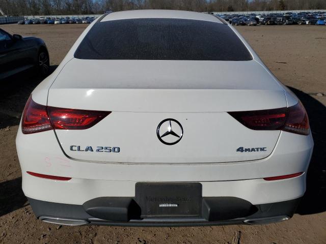 W1K5J4HB3LN087163 - 2020 MERCEDES-BENZ CLA 250 4MATIC WHITE photo 6