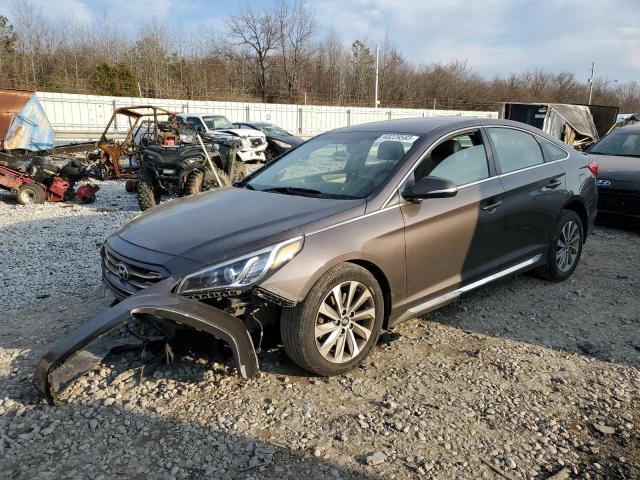5NPE34AF4HH451292 - 2017 HYUNDAI SONATA SPORT Graphit Foto 1