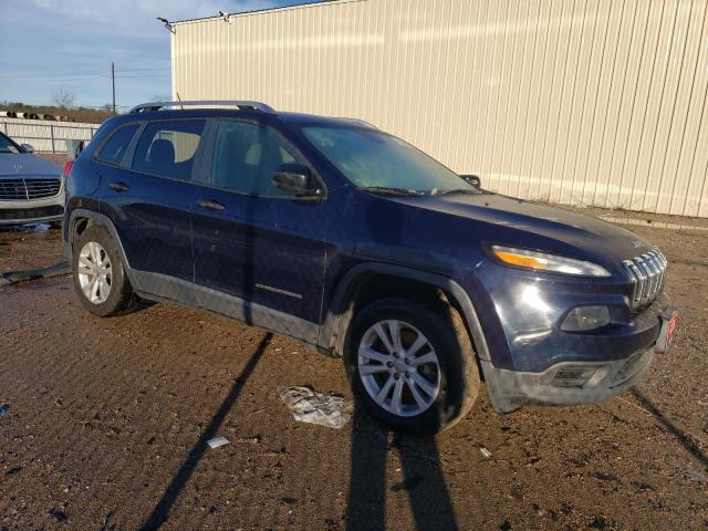 1C4PJLAB6FW684135 - 2015 JEEP CHEROKEE SPORT BLUE photo 4