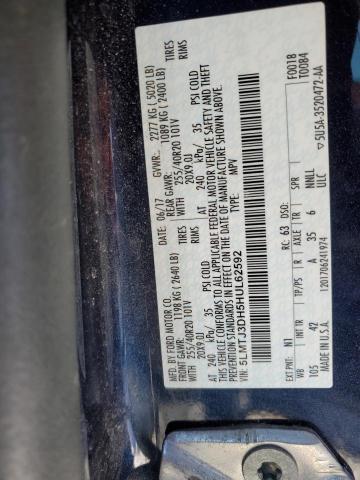 5LMTJ3DH5HUL62592 - 2017 LINCOLN MKC RESERVE Mavi foto 12