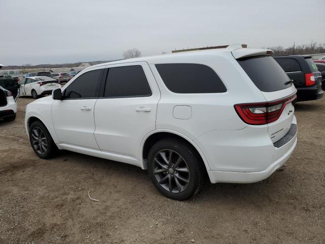 1C4RDJDG1HC719308 - 2017 DODGE DURANGO GT WHITE photo 2