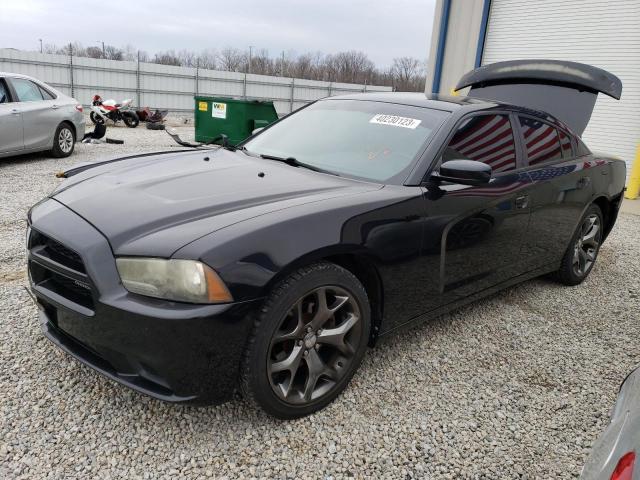 2B3CL3CG3BH544135 - 2011 DODGE CHARGER BLACK photo 1