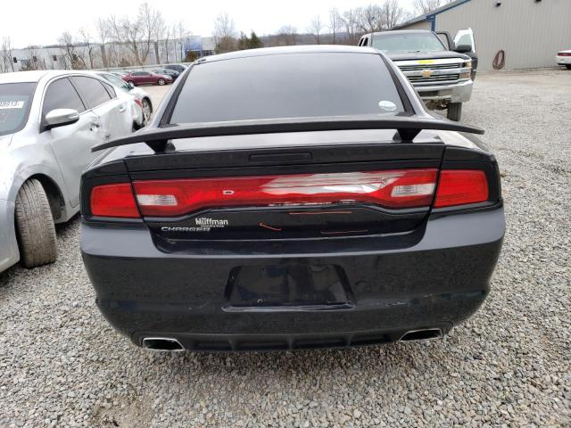 2B3CL3CG3BH544135 - 2011 DODGE CHARGER BLACK photo 6