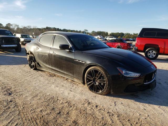 ZAM57XSA0E1088643 - 2014 MASERATI GHIBLI BLACK photo 4