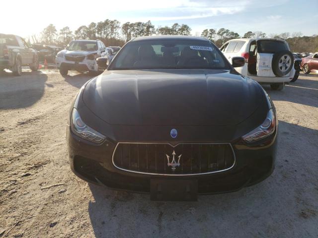 ZAM57XSA0E1088643 - 2014 MASERATI GHIBLI BLACK photo 5