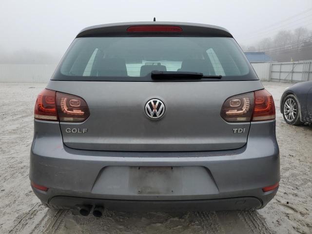 WVWNM7AJ0CW197702 - 2012 VOLKSWAGEN GOLF GRAY photo 6