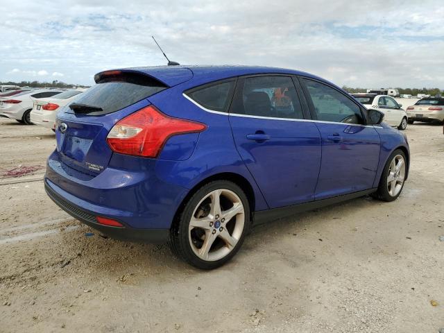 1FADP3N22DL112611 - 2013 FORD FOCUS TITANIUM BLUE photo 3