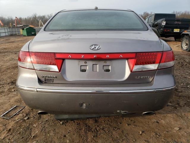 KMHFC46F77A244345 - 2007 HYUNDAI AZERA SE GRAY photo 6