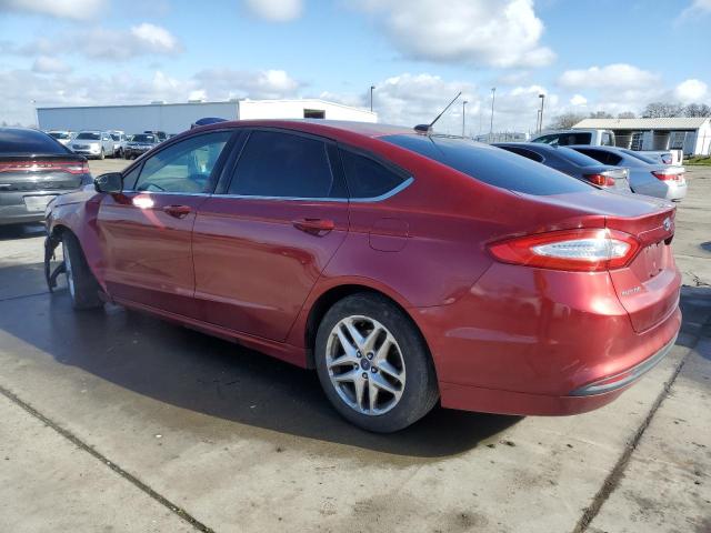 3FA6P0H70DR209418 - 2013 FORD FUSION SE MAROON photo 2