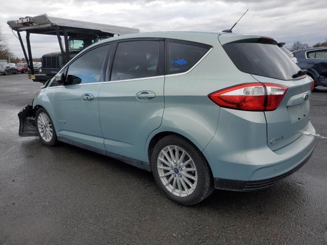 1FADP5BU4DL520688 - 2013 FORD C-MAX SEL GREEN photo 2