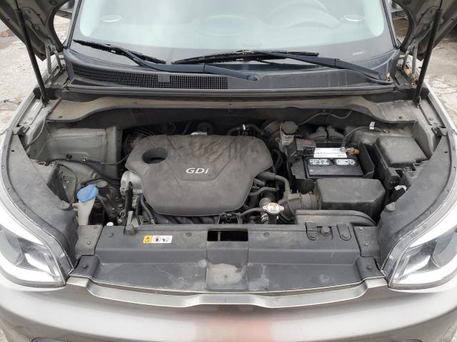 KNDJN2A27E7111290 - 2014 KIA SOUL GRAY photo 12