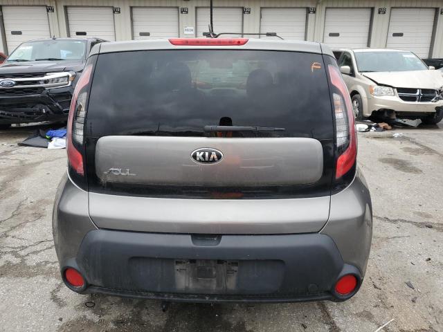 KNDJN2A27E7111290 - 2014 KIA SOUL GRAY photo 6