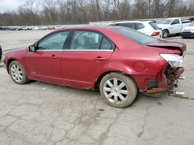 3LNHM26T38R612477 - 2008 LINCOLN MKZ BURGUNDY photo 2