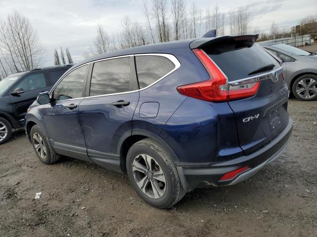 5J6RW6H30KL001930 - 2019 HONDA CR-V LX BLUE photo 2